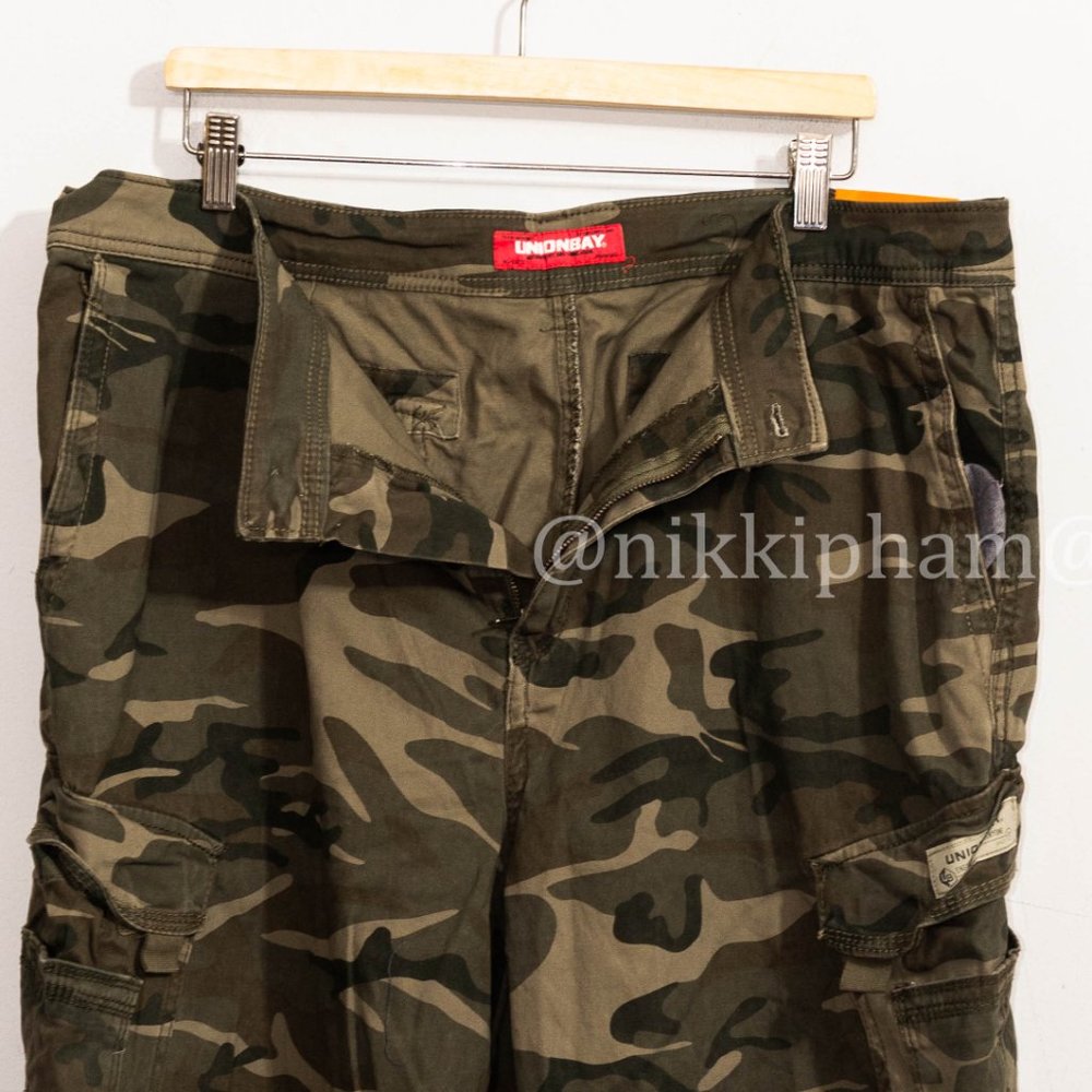 NWT ! Men Unionbay Cargo Shorts lightweight in  CAMO - Picture 5 of 5